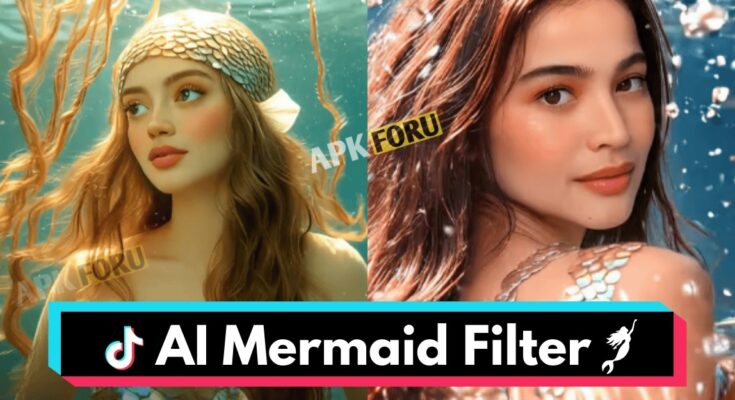 AI Mermaid Effect on TikTok